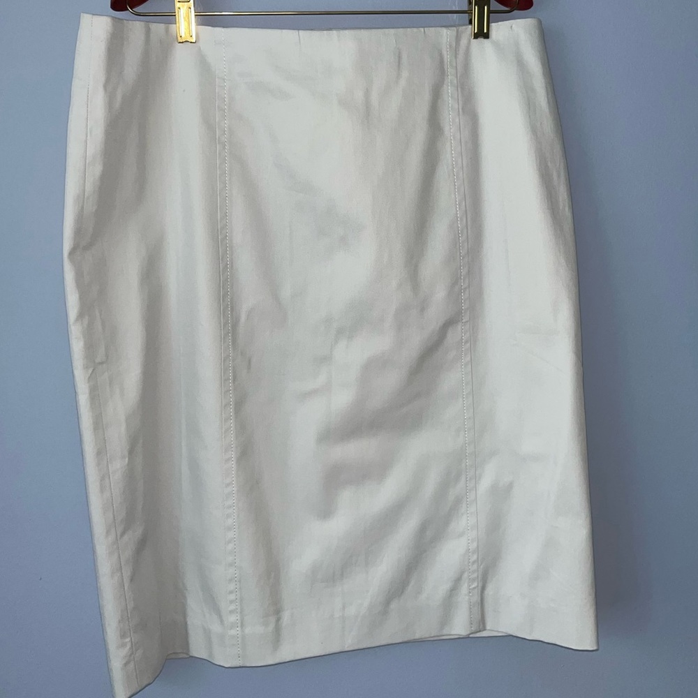 Talbots career pencil skirt size 14 in washed blue